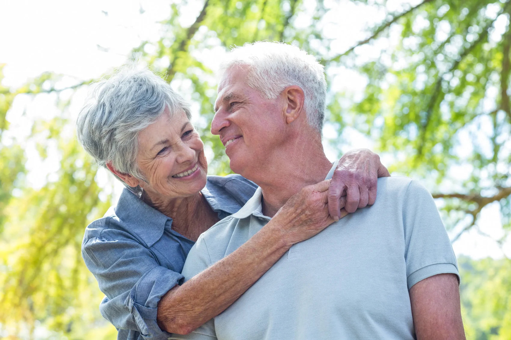 Mature couple highlighting hearing loss in adults
